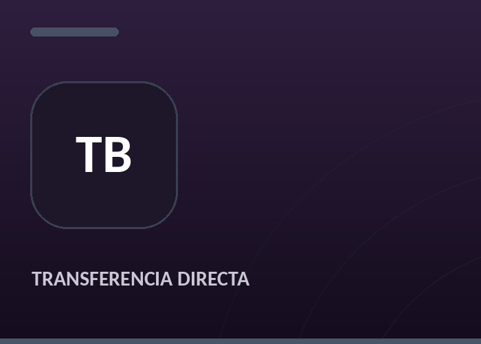 Ficha de Transferencia bancaria en Betveo Chile: transferencia directa, depósito mínimo $10.000 y acreditación 1 a 24 horas