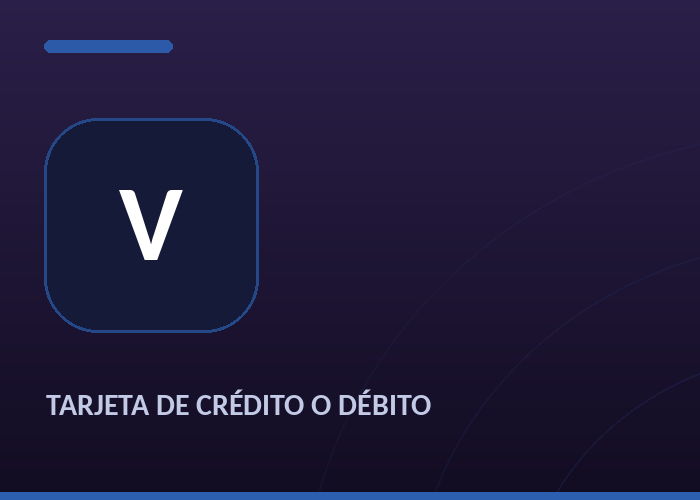 Ficha de Visa en Betveo Chile: tarjeta de crédito o débito, depósito mínimo $10.000 y acreditación instantáneo